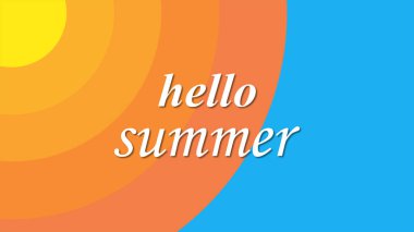 Sanatsal Kaligrafi ve Canlı Tipografi: Renkli Harflerle Partinin tadını çıkarın. Bir Typographic Paradise yazdır. Yaratıcı Poster Tasarımı. Merhaba, Summer bg.