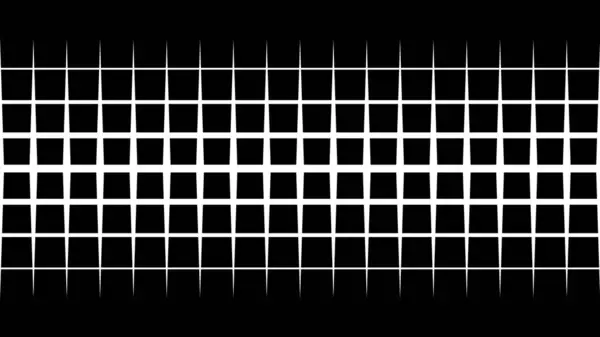 Naadloze Beweging Abstract Grid Animatie Met Zwart Wit Rechthoekige Tessellatie — Stockfoto