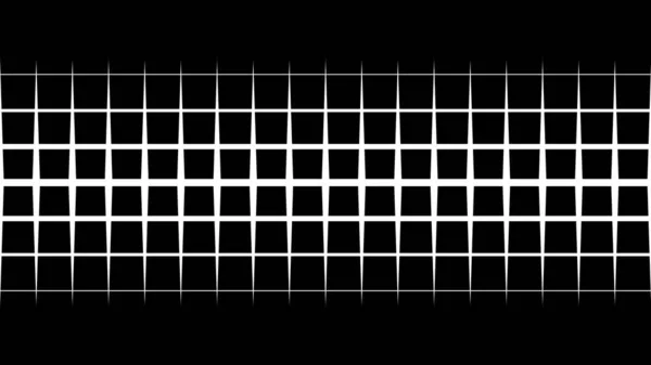 Movimento Sem Emenda Animação Grade Abstrata Com Tesselação Retangular Preto — Fotografia de Stock