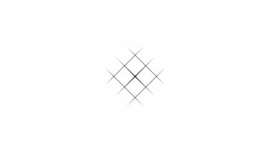 Grafik Dönüşümler: Geometrik Desenlerle Soyut Hareket Efektleri, Siyah ve Beyaz Palet. Yayın Açılışları ve Video Görüntüleri için mükemmel. Fütürist Tasarımı Keşfedin. 4K ile kare ızgara temizleme