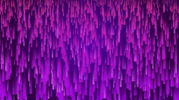 Gloeiende Kleurrijke Neon Vallende Lijnen Lijn Regen Elegante Deeltjesregen Prachtige — Stockfoto