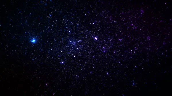Realisztikus Hűvös Megjelenésű Űrcsillagok Mozgó Háttér Galaxis Univerzum Merülés Mozgó — Stock Fotó