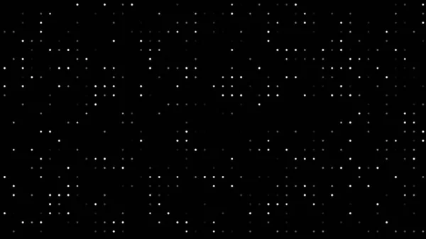Jednoduché Bílé Barevné Náhodné Kruhy Vytvářejí Částicové Animace Černém Geometrický — Stock fotografie