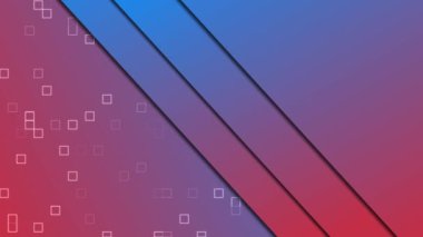 4K Renkli kurumsal gradyan arkaplan animasyonu bg içinde gelişigüzel kareler üretiyor. Eksiksiz döngü görüntüleme sunum bg Ultra HD 30 FPS. Geometrik hareket grafik ögesi.