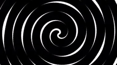 4K Twirl animasyon döner spiral arkaplan. Aşırı düşünen zihin, anksiyete çizgilerini değiştiriyor. Anime manga karikatür tarzı duvar kağıdı.