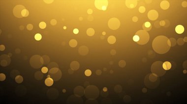 Sosyal parti etkinlikleri için ışıldayan yaratıcı Bokeh arkaplanı Noel ve festivalleri kutluyor. Parçacık hareketi bg.