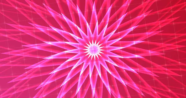 Mesmerizing Creative Infinite Generating Flower Starburst Polygon Trendy Stylish Infinite — Stock Photo, Image