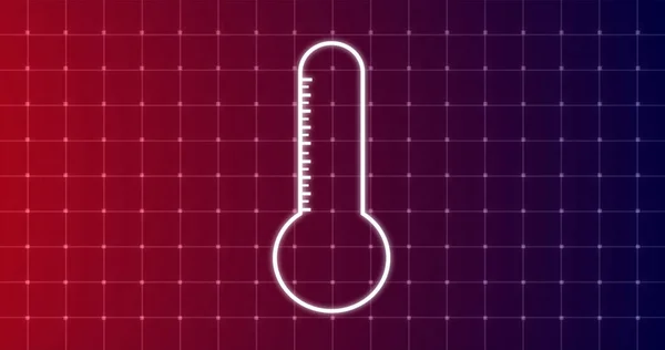 Rising Temperature Due Global Warming Glass Mercury Thermometer Temperature Gauge — Stock Photo, Image