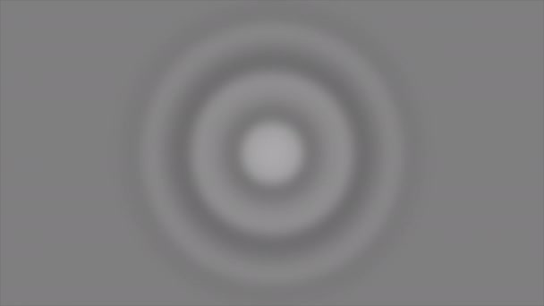 4K水滴波形成动画 用圆形波浪俯瞰水滴的顶部 水滴慢镜头中同心圆的水花 — 图库视频影像