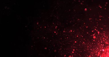 Su altı toz parçacıkları, ışık altında hareket eden minik kaynaklar. Parçacıklar, lüks prim, düzmece arka plan. Parlak ödül tozu, kuyruk dalgası, parlayan peri tozu..