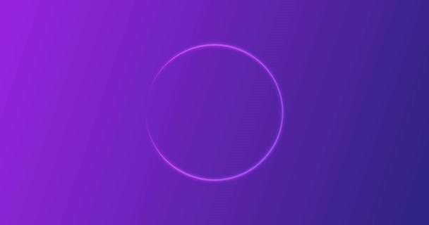 Infinite Cerchio Loop Animazione Sfondo Creative Presentazione Astratta Unico Sfondo — Video Stock