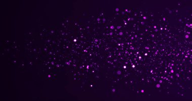 Renkli ışık sızıntıları olan sahne simli parçacıkların hareket arkaplanı. Parçacık Grafik animasyonu. Toz perdesinin üstünde titreşiyor. Bokeh ödül töreninde olduğu gibi. Lüks parçacıklar.
