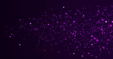 Renkli ışık sızıntıları olan sahne simli parçacıkların hareket arkaplanı. Parçacık Grafik animasyonu. Toz perdesinin üstünde titreşiyor. Bokeh ödül töreninde olduğu gibi. Lüks parçacıklar.