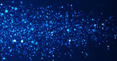 Renkli ışık sızıntıları olan sahne simli parçacıkların hareket arkaplanı. Parçacık Grafik animasyonu. Toz perdesinin üstünde titreşiyor. Bokeh ödül töreninde olduğu gibi. Lüks parçacıklar.