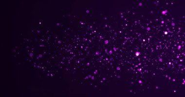 Renkli ışık sızıntıları olan sahne simli parçacıkların hareket arkaplanı. Parçacık Grafik animasyonu. Toz perdesinin üstünde titreşiyor. Bokeh ödül töreninde olduğu gibi. Lüks parçacıklar.