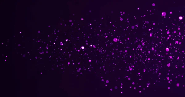 Renkli ışık sızıntıları olan sahne simli parçacıkların hareket arkaplanı. Parçacık Grafik animasyonu. Toz perdesinin üstünde titreşiyor. Bokeh ödül töreninde olduğu gibi. Lüks parçacıklar.