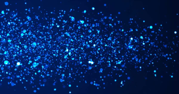 Renkli ışık sızıntıları olan sahne simli parçacıkların hareket arkaplanı. Parçacık Grafik animasyonu. Toz perdesinin üstünde titreşiyor. Bokeh ödül töreninde olduğu gibi. Lüks parçacıklar.