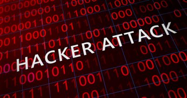 Hacker saldırı sistemi bilgisayar arızası virüsleri sisteme sızma konseptini hackledi. Siber güvenlik veri ihlali kötü amaçlı yazılım sistemi çökme hatası Mesaj arkaplanı oluşturur.