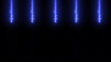 Işık parçacığı 4K 'de yağmur animasyonunu izler. UHD.Modern Renkli Tören Ödülleri 'nde düşen renkli ışınlar 4K' da duvar kağıdı arkaplan görüntülerini gösteriyor..
