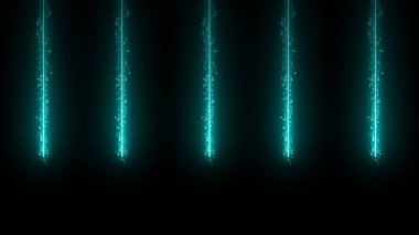 Işık parçacığı yağmur izlerini takip eder. Enerji ışığı renkli kirişler düşen hareket grafikleri. Modern renkli seremoni ödülü duvar kağıdı arka planını gösteriyor.