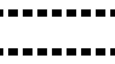 Basit bir arkaplanda film makarası hareketli animasyon. Film makarası, hareketli blok hareketi grafiği. Çekim efekti.