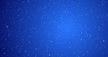 Bayram ve festival sezonu, Noel, kış ve yeni yıl için rengarenk bir geçmişi olan zarif gerçekçi kar yağışı animasyonu. Boş gradyan bg üzerine düşen beyaz kar taneleri.