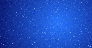 Bayram ve festival sezonu, Noel, kış ve yeni yıl için rengarenk bir geçmişi olan zarif gerçekçi kar yağışı animasyonu. Boş gradyan bg üzerine düşen beyaz kar taneleri.