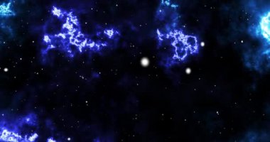 4K Dark 3d döngü-mümkün uzay arkaplan renkli uzay galaksisi bulutları yıldız hareketli, kamera hareketli bulutlar. Gizemli sonsuz nebula takımyıldızı kozmik evren yabancı hayal gücü.