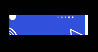 Alfa kanalı şeffaf arkaplanda basit bir alt üçüncü animasyon. Giren ve çıkan başlık işaretleri başlığı, modaya uygun dinamik sunum video giriş bilgisi.
