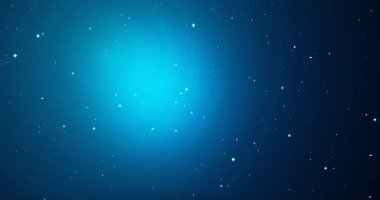 Parıldayan yıldızların arka planına sahip 2D uzay arkaplanı ve hareket eden nebula bulutu. Parlayan yıldızlı Samanyolu galaksisi evreni kozmostaki yıldızlarla parlayan astroloji alanı..