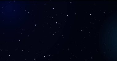 Parıldayan yıldızların arka planına sahip 2D uzay arkaplanı ve hareket eden nebula bulutu. Parlayan yıldızlı Samanyolu galaksisi evreni kozmostaki yıldızlarla parlayan astroloji alanı..