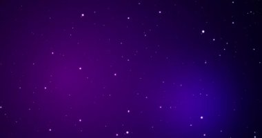 4K 2D uzay arkaplanı parıldayan yıldızlar ve hareket eden nebula bulutları. Parlayan yıldızlı Samanyolu galaksisi evreni evrende yıldızlarla parlayan karanlık zemin..