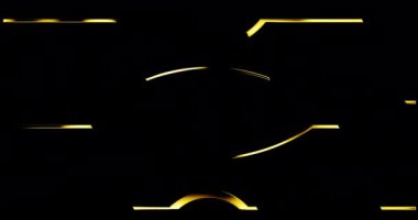 4K Gold lüks lüks, parlak bir arka plan. Kraliyet lüks çizgili ışıltılı metalik stil süsleme tasarım arkaplanı. Kurumsal zarif sunum ödül töreni, video bg.