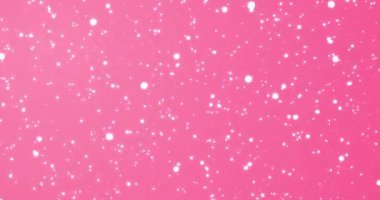 Zarif, basit, çekici, mutlu, bayram sezonu geçmişi 4K. Parçacık bokeh parlak parlak parlak beyaz daireler ekran lüks arka planına doğru uçuyor. Kusursuz döngü UHD.