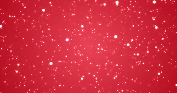 Elegant Simple Attractive Happy Festive Holiday Season Background Particle Bokeh — Stock Video