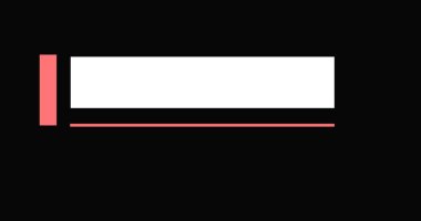 Siyah arka planda basit bir alt üçüncü animasyon. Giren ve çıkan başlık işaretleri başlığı, modaya uygun dinamik sunum video giriş çıkış bilgisi, yaratıcı alt üçüncü.