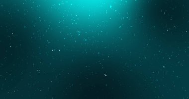 Parçacıkların dağılışı küçük parlak tozların animasyondan düşüşü. Yıldızlar soyut uzay hareketi arka planında Noel ve yeni yıl şenlik sezonu için ışıldıyor. 2025,2026,2027.