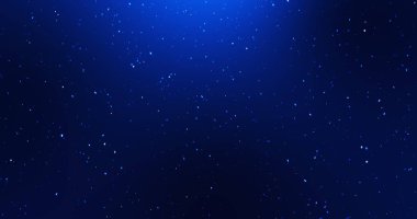 Parçacıkların dağılışı küçük parlak tozların animasyondan düşüşü. Yıldızlar soyut uzay hareketi arka planında Noel ve yeni yıl şenlik sezonu için ışıldıyor. 2025,2026,2027.