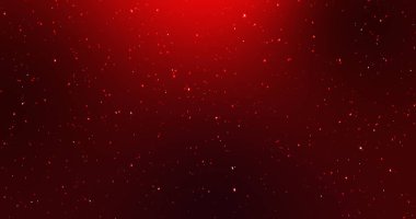 Parçacıkların dağılışı küçük parlak tozların animasyondan düşüşü. Yıldızlar soyut uzay hareketi arka planında Noel ve yeni yıl şenlik sezonu için ışıldıyor. 2025,2026,2027.