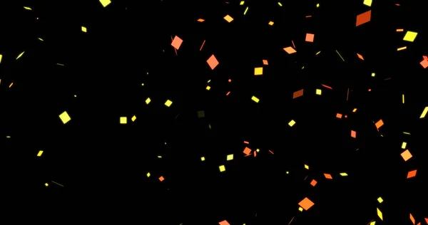 Vertical cute adorable confetti stars falling loop motion graphic asset. Confetti party popper explosion slowly falling star particles bg. Ideal for award shows, birthday cards, concerts, etc.