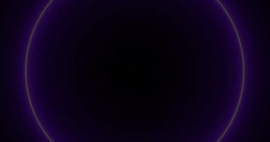 Retro stil ödül töreni sunar daire bombası 4K bg. Geleceğin yüksek teknolojik arayüzü UI UX tasarımı büyük veri siber uzay teknolojisi eğrisi medya akış tirajı medya görüntülerini döndürüyor.