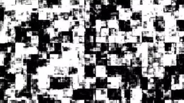 Siyah ve beyaz animasyon doku gürültüsü arka plan 3d 4K 'yı örtüyor. Yaratıcı gerçekçi zemin dokusu döngüsüz kumlu kutu döşemesi desenli mermer kaya desenli taş desenli doku görüntülerini kaplar.