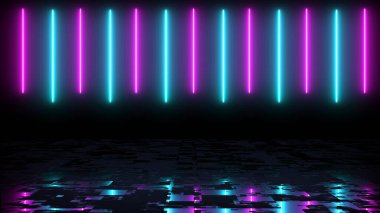 Ekran koruyucusu modern teknoloji canlı duvar kâğıdı hatları hareket ediyor. Parlayan neon hatları siyah, dikişsiz, klüp spektrum aydınlatma döngüsünde kaybolur. Moda enerjisi yükseliyor..