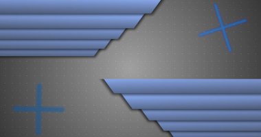 Basit çizgiler çapraz işaretli kurumsal sunum akışının başlangıç arkaplanı ile hareket ediyor. Teknik ve ekonomik sektör kullanımı için multimedya çizgileri. Kopyalama alanı olan en küçük yerleşim.