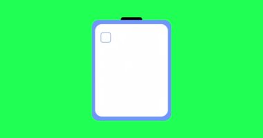 2D Kontrol Listesi hareketli grafiksel canlandırma 4K. Yanında beyaz kağıt ve işaretlenmiş görevler olan bir pano. Yapılacaklar listesi animasyonu. Görev planlayıcısı görev listesi klibi. Mal varlığı takip ediliyor.