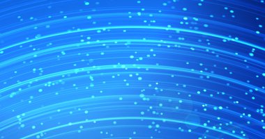 Kripto para birimi teknolojisi veri transferi dinamik hatlar ve parçacık hareketli arka plan. Parlayan devre büyük veri nöronları galaksi konsepti. Ödül töreni bulut hesaplama kodlama ekran ikili bg.