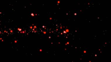 Parlak parlak konfeti dairesel partiküller altın gibi parlak. Merkezde lüks parçacıklar var. Çakışma için merkezden yavaşça hareket eden, Noel 'i kutlayan, ödül gösterileri.