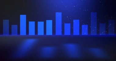 Sonsuz hareketli 3d iş grafiği kurumsal arkaplanı taşıyor. Yıllık finansal satış ilerleme raporu. Yatırım büyüme karı sermaye bg 'inde görünüyor. Piyasa analizi boğa etkisi. Yukarı çubuk.