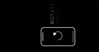 Lütfen cep telefonunuzu yatay ve dikey olarak döndürün. Telefon döndürme simgesinin 4K örtüsü. Peyzaj modu rotasyonu dikey olarak simge işareti veriyor. Aygıt ekranı telefon çevirme işaretinizi çevirin.