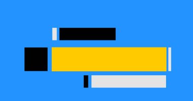 Çağdaş bilgi video şablonları 3 alt üçte paket. Blogcular, video dokümanları, sosyal medya, toplantılar, sunumlar için iç-animasyon içeren şık başlık çubuğu.